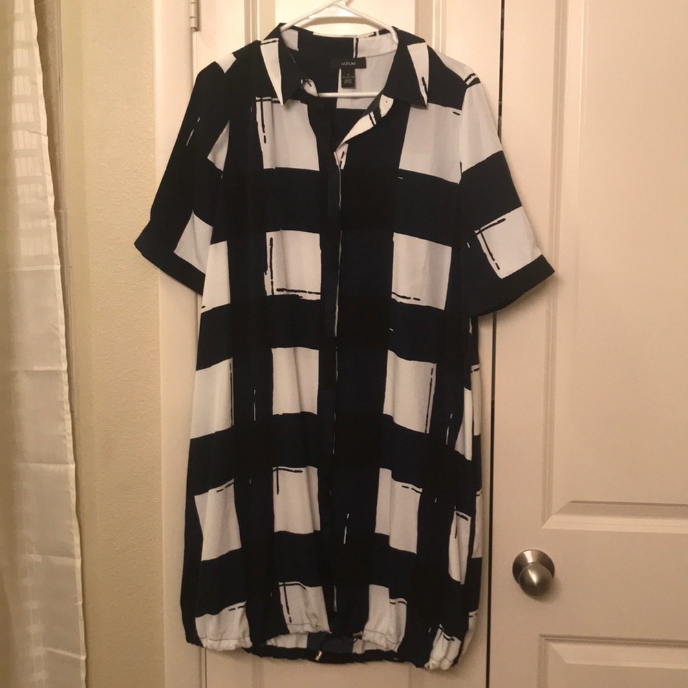 Alfani Dress with tie bottom